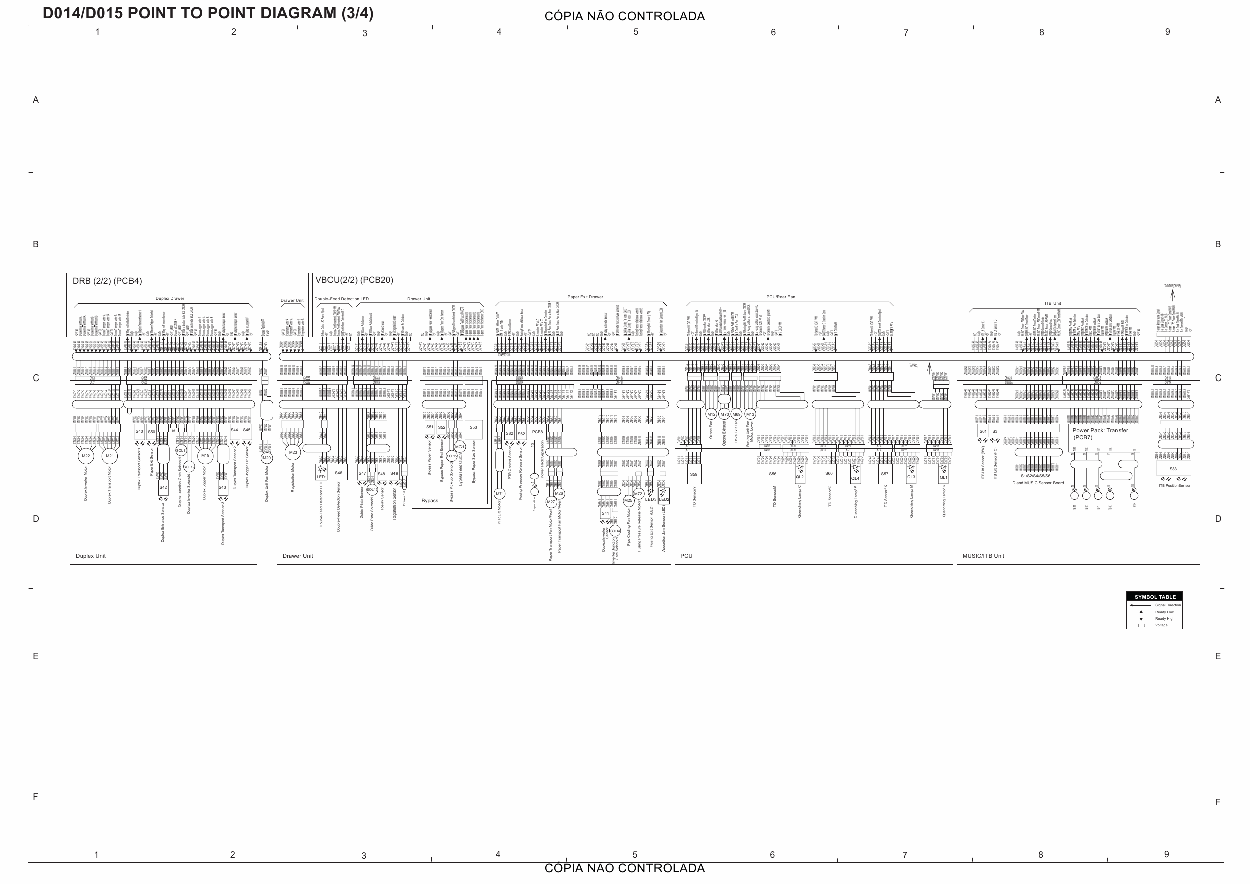 RICOH Aficio MP-C6000 C7500 Pro-C550EX C700EX D014 D015 D078 D079 Circuit Diagram-3